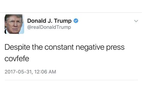 Trumps ‘covfefe Tweet Remains A Mystery Wsj