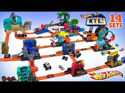 T Rex Loose In Giant Hot Wheels City In Play Sets Youtube Hot Wheels Mattel Hot