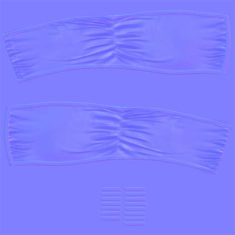 D Model Strappy Bikini Top VR AR Low Poly CGTrader