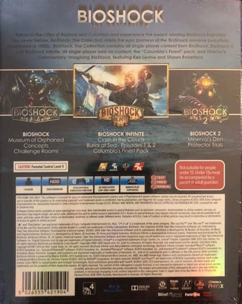 BioShock: the Collection - HIPGames - PS4 Game