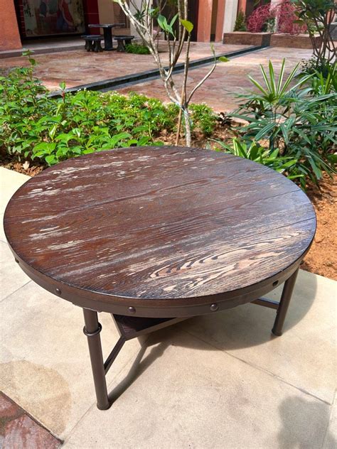 ASHLEY FURNITURE industrial RUSTIC coffee table, Furniture & Home ...