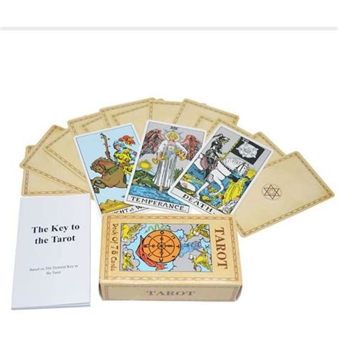 Cartes De Tarot Deck Original Smith Waite Rider Centennial Deck Avec