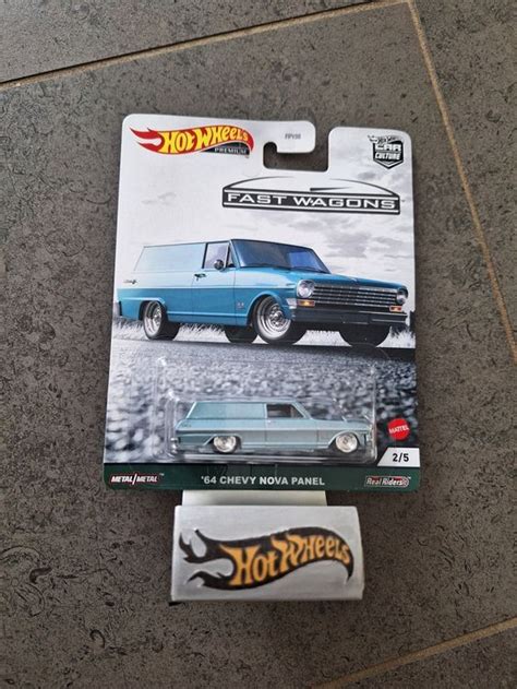 Hot Wheels Premium Fast Wagons Chevy Nova Panel Neu Gem Ss Beschreibung In