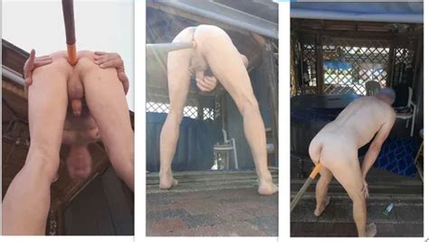 Exhibitionist Naked Public Outdoor Solowank Edging Cumshot 8 XHamster