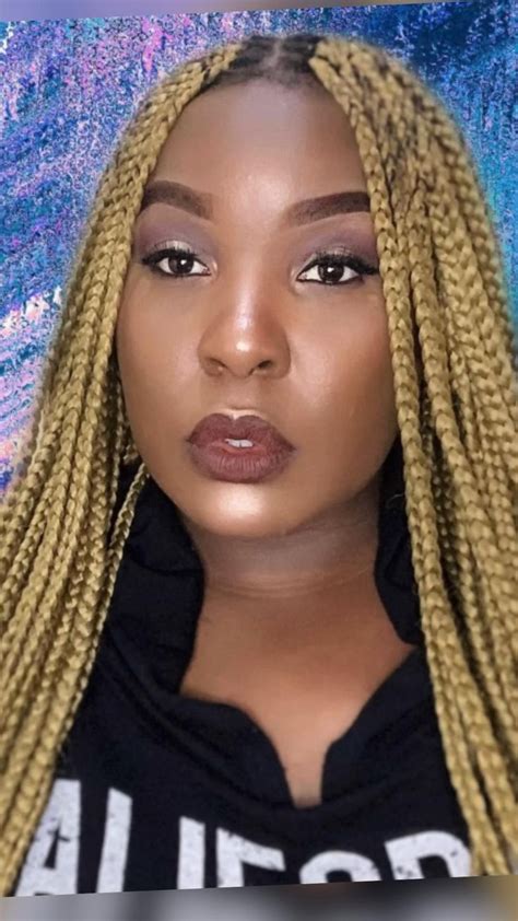 Knotless Blonde Box Braids On Melanin Color On Melanin Expression Braids Goddess Braids