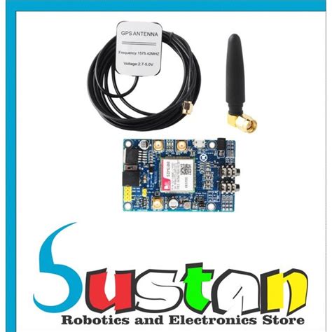 Jual SIM808 GSM GPRS GPS MODULE Development Board IPX SMA With GPS