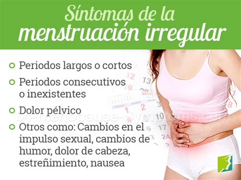 Menstruación irregular 34 Menopause Symptoms