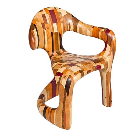 Corsica Unique Chair In Mixed Timbers England 2010 At 1stdibs