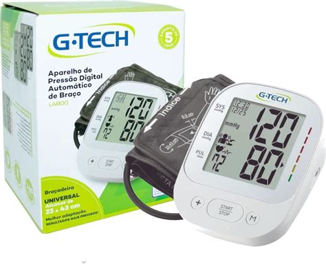 Aparelho De Pressão Braço Digital - Aparelho De Medir Pressão Digital De Braço G-tech La800 : Amazon.com.br ...