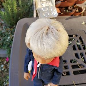 Vintage Sasha Doll Gregor Blonde Doll Corduroy Made In England Original Clothing