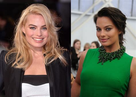 Margot Robbie As A Blonde And Brunette R Celebs