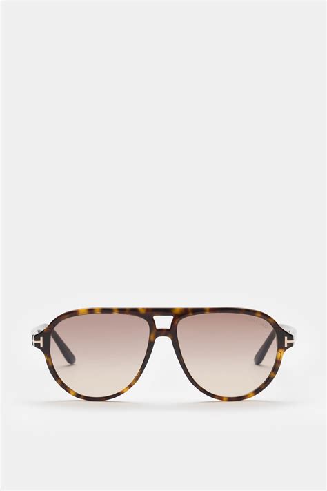 Tom Ford Sunglasses Jeffrey Dark Brown Patterned Brown Braun Hamburg