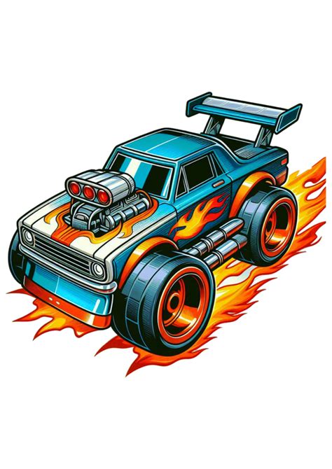 Hot Wheels Carro De Corrida Brinquedo Alta Velocidade Fogo Png Fundo Transparente