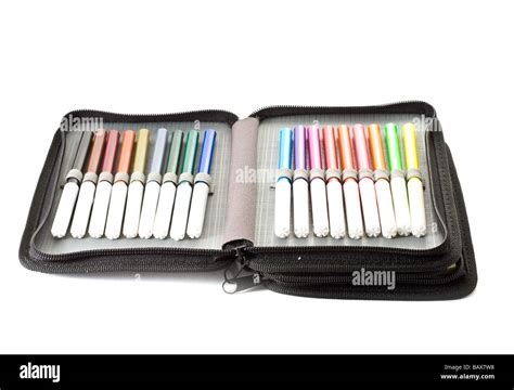 Object On White Pencil Case Hi Res Stock Photography And Images Alamy