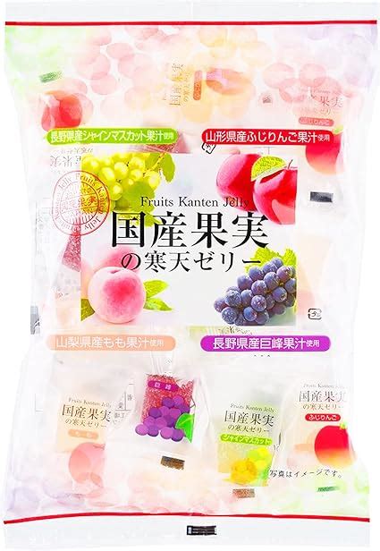 Jp 金城製菓 220g国産果実の寒天ゼリー 220g 食品・飲料・お酒