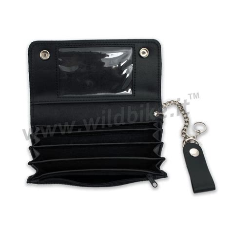 Custom Leather Biker Wallet With Chain Paul Smith