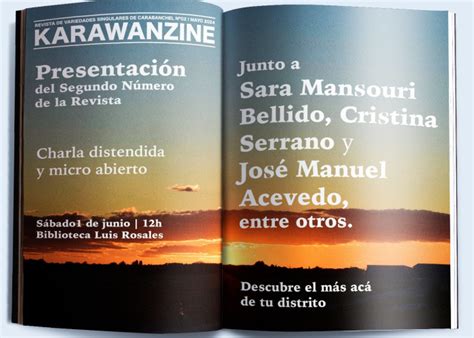 Presentaci N De La Revista Karawanzine Yuzin Agenda Cultural Y