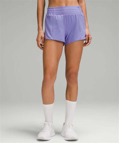 Lululemon Hotty Hot High Rise Lined Short Dark Lavender Lulu