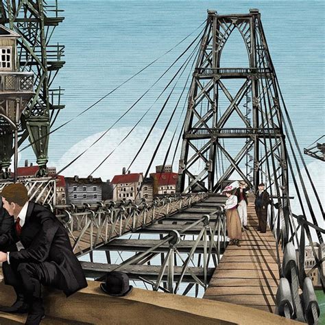 Murales Puente Colgante De Portugalete Domestika