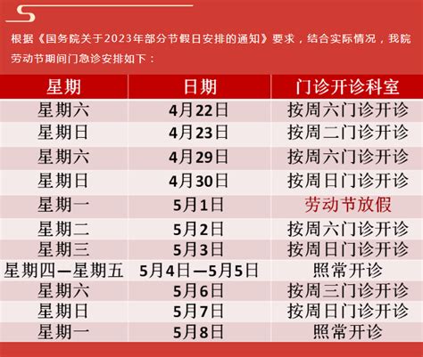 最新！“五一”期间，上海各大医院门急诊开放情况