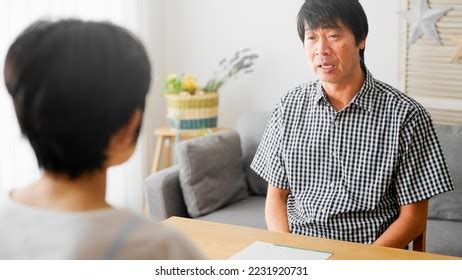 Mature Divorce Image Middle Man Middle Stock Photo 2231920731