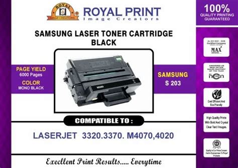 Black Samsung 203 Laser Toner Cartridge at Rs 1100 in Chennai | ID ...
