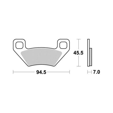 Plaquette De Frein Sifam Pour Quad Arctic Cat Trv Xt Avg