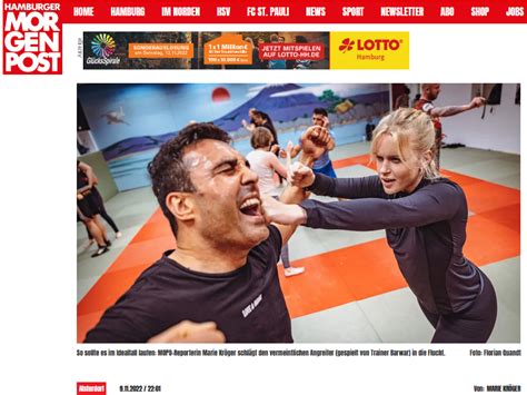 Mopo Reporterin Beim Krav Maga Training Im Budocentrum Hamburg