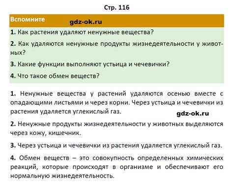 Страница 116 - ГДЗ по биологии 6 класс Пасечник (Линия Жизни) учебник 2023