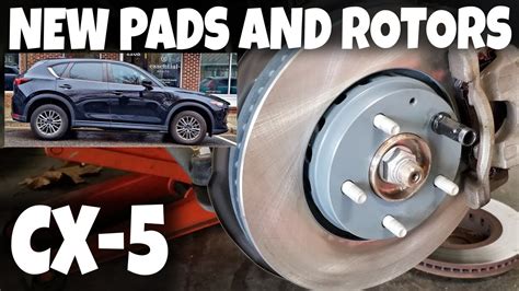 Mazda Cx Front Brake Pads And Rotors Change Youtube