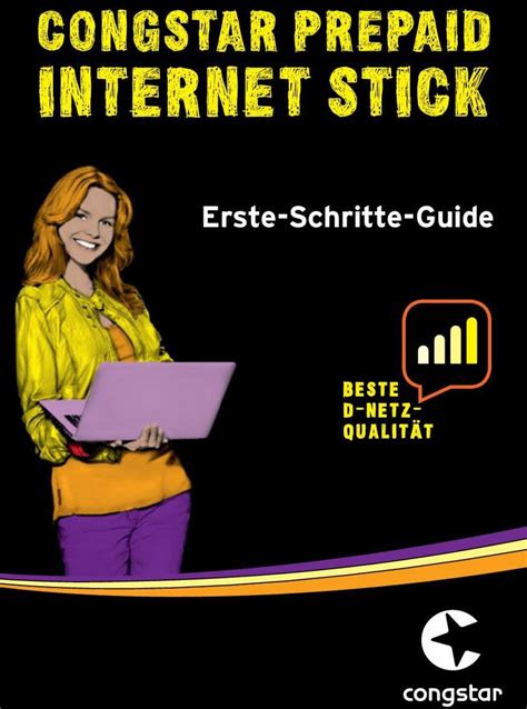 Congstar PREPAID Internet STICK Erste Schritte Guide PDF Kostenfreier