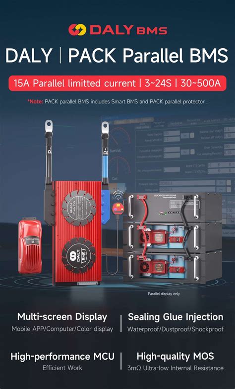 Wholesale Daly 15a Parallel Module Bms For Batteries In Parallel And Multiple Bms In Parallel