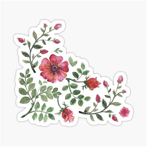 Flower Stickers For Sale Nature Stickers Aesthetic Stickers Floral