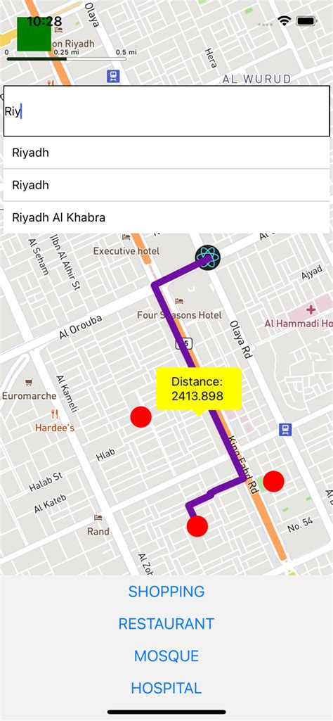 Mapbox Api Integration With React Native Dev Community