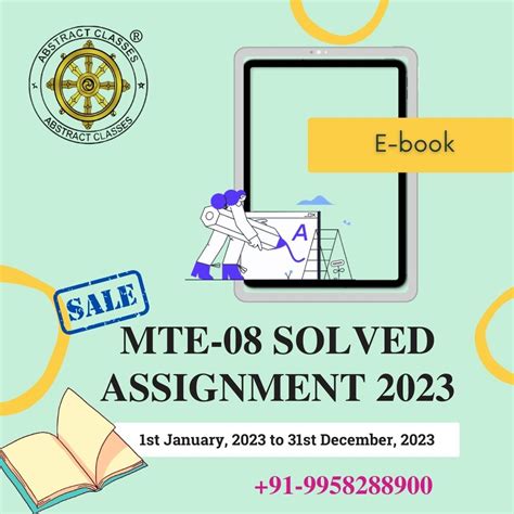 Ignou Mte Solved Assignment Mte Abstract Classes