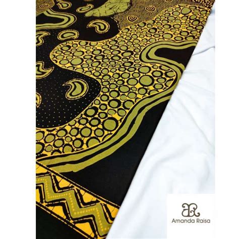 Jual Bahan Kain Batik Meteran Potongan Motif Abstrak Kontemporer