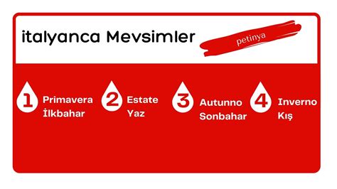 İtalyanca Mevsimler Blog