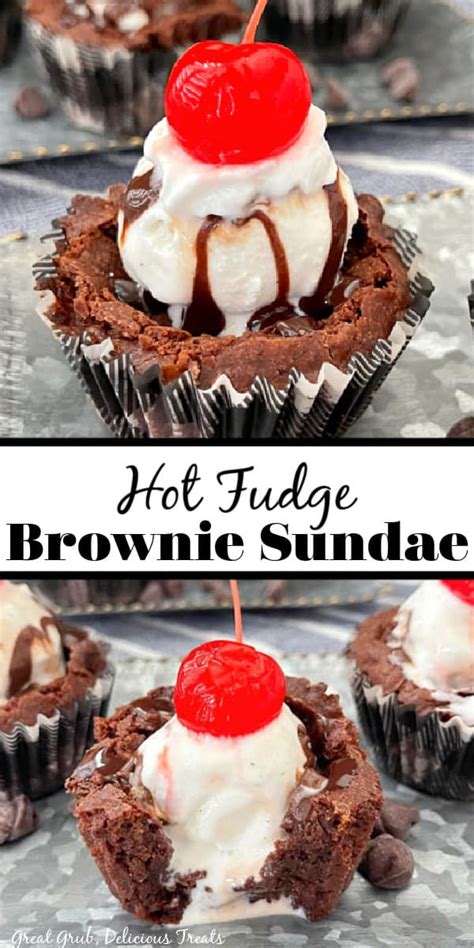 Hot Fudge Brownie Sundae Recipe