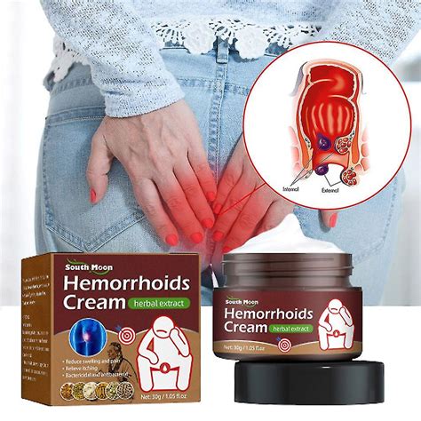 Hemorrhoids Cream Shrinks Piles Antibacterial Pain Relief Anal Anti Itching Treatment Ointment