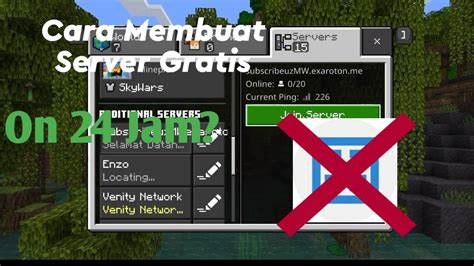 Cara Membuat Server Minecraft Gratis Mirip Aternos Tapi Bukan Aternos