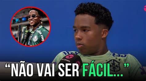 Endrick Abre O Cora O E Fala Sobre Ltimos Momentos No Palmeiras E