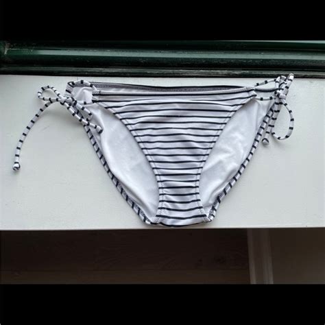 Victoria S Secret Swim Victorias Secret Essential Side Tie Bikini Swim Bottom Poshmark