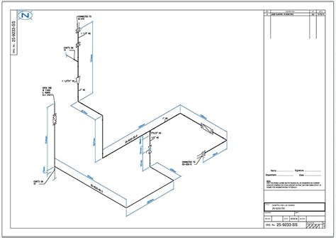 Isometric Drawing Piping