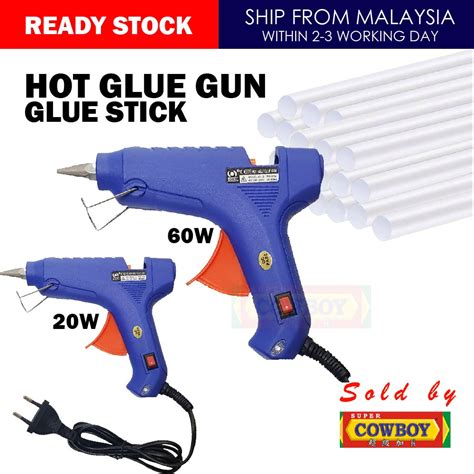 Hot Glue Gun Hot Glue Stick Gum Stick Mm And Mm W W Gam Tembak Shopee Malaysia