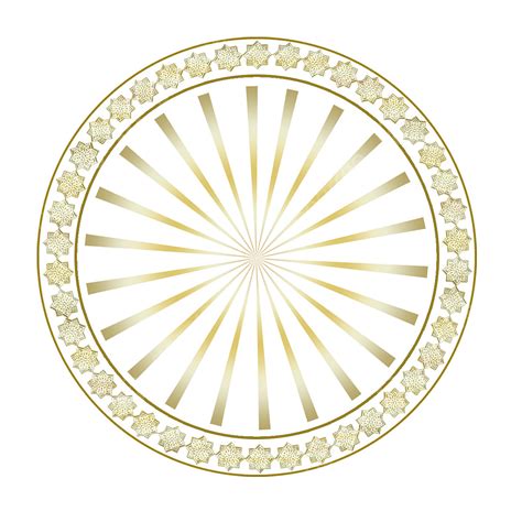 Islamic Decoration Circle Beautiful Design Circle Islamic Ornament