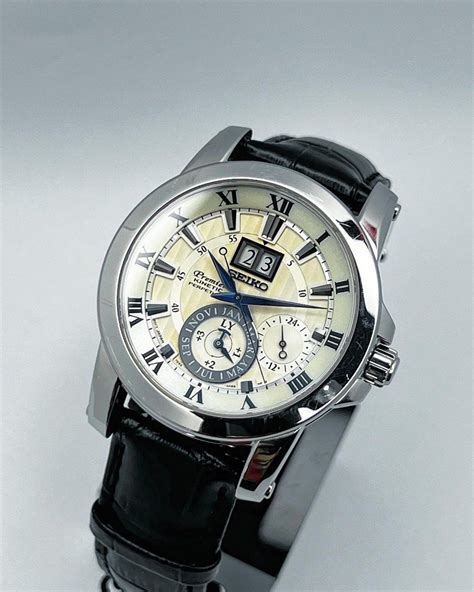 Seiko Premier Kinetic Perpetual D Ab Mm Men S Fashion Watches