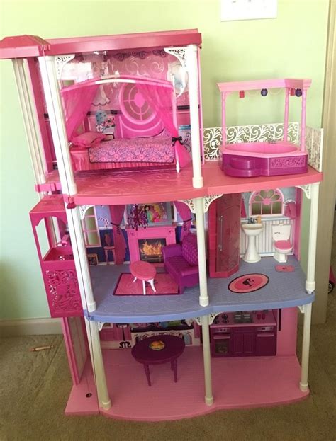 Barbie Dream House 3 Story W Elevator 2013 Discontinued Collectors 1935967436