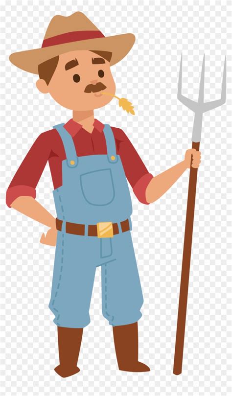 Cartoon Farmer No Background Free Transparent Png Clipart Images Download