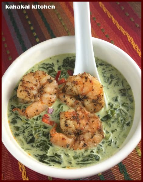 Kahakai Kitchen Green Curry Spinach And Coconut Soup With Grilled