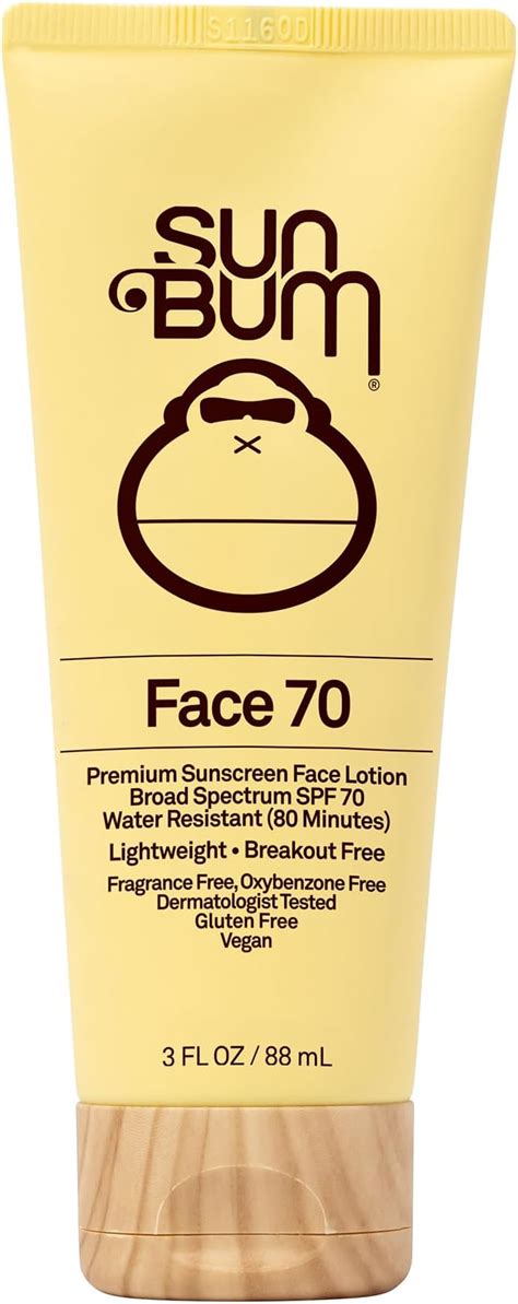 Sun Bum Original Spf 70 Sunscreen Face Lotion With Vitamin